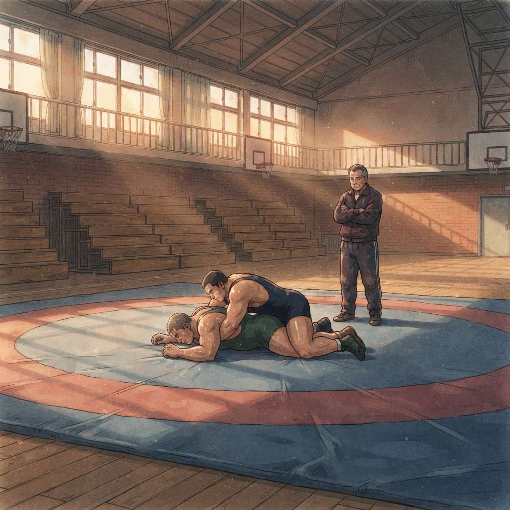 Wrestling — illustration
